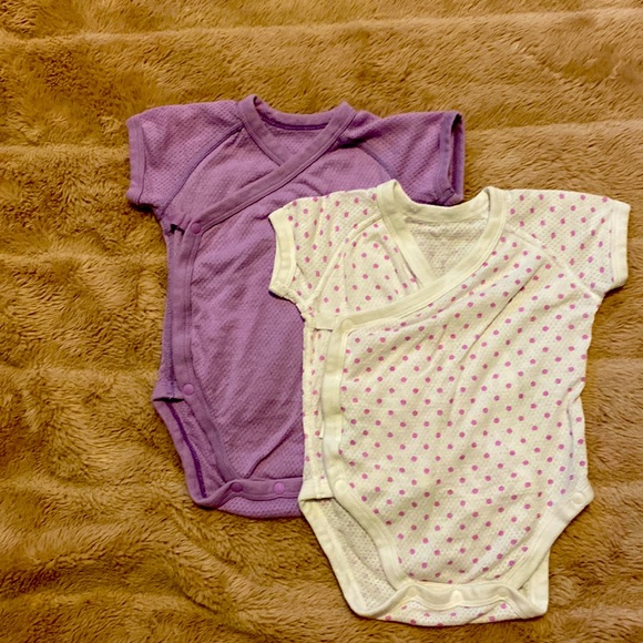 UNIQLO Cotton Mesh Inner Short Sleeve Bodysuit - Picture 1 of 3